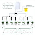 Miniatyrbilde 4 av 5: Automatisk vanning 12/16-pumper styring Intelligent blomster planter sprinkler drypp vanning enhet pumpe timer system hage verktøy 16 pumps