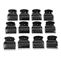 Miniatyrbillede 3 af 5: Moderne hårruller clips til kvinder og piger - 12 stk. varme rulle clips varmeisolering hårbeskyttelse