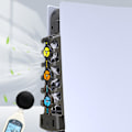 Miniatyrbild 1 av 5: Kylsystem för PS5-tillbehör, PS5-kylare tyst kylsystem med 3-hastighetsfläktar & RGB-LED-lampa för PS5 Digital/skiva-utgåva