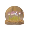 Miniatyrbilde 1 av 5: DIY Nattlampe Soverom Atmosfære Lys Tulip Nattlampe Håndlaget Lys, Tulip nattlys, Batteri ikke inkludert purple
