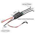 Miniatyrbilde 5 av 5: DC 7-24V 200W BLDC 3-fase børsteløs motordriver Hall-løs DC motordrivekort hastighetskontroller regulator