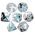 Pikkukuva 1 / 5: 7-osainen noppasetti Polyhedral noppasetti Roolipelaaminen Noppasetti Dnd Pathfinder Roolipelaaminen Rpg 5.30