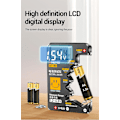 Miniatyrbillede 1 af 3: Ultra-lille Batteritest 9V AA AAA Knapcels Universal Husholdning LCD Digital Display Batteritest Power Bank Detektorværktøj black