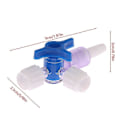 Miniatyrbilde 2 av 5: 1 stk Plast 3-veis Stoppekran for Klinisk Sykehus Luer Lock Adapter 3-veis Stoppekran Fleksibel T-kontakt Forlengelsesrør