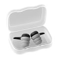 Miniatyrbillede 2 af 5: Silikone ørepropper til svømning, vandtætte, støjreducerende, lydisolering, læring, høreværn, ørepropper B2 GY -GSL black