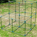 Miniatyrbilde 2 av 5: 20 stk Drivhusrammeforbindelser 11 mm, Plast PVC Byggeforbindelse, Stokkforbindelse for Hagekonstruksjon
