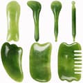 Gua Sha-skrapa, Naturlig Jade Sten Slimming Massager För Spa