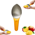 Miniatyrbild 5 av 5: Multifunktionell mangoskärare och fruktdelare med skopa och tärningsskärare -GSL 1 pc