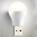 Miniatyrbillede 1 af 5: USB LED Pære 3W Bærbar LED Lampe 5V Boglys Energibesparende Nødlampe Udendørs Campinglys Indendørs Læselys 02 warm