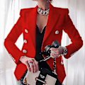 Miniatyrbillede 1 af 3: Dame Blazer Kvinde 2024 Arbejdssæt Dame Jakke Kontor Dame Formelle Dame Blazers Og Jakker Dame Blazer Cpp Xnc -GSL xl