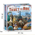 Miniatyrbillede 1 af 5: Engelsk og amerikansk version af Ticket To Ride Europe brætspil kort