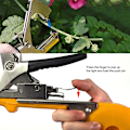 Miniatyrbilde 1 av 4: Nye Høy Kvalitet Plantegren Hand Tying Tapes Binding Machine Blomst Grønnsak Hage tape verktøy
