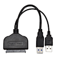 Miniatyrbilde 1 av 5: USB 3.0 til SATA Sata til USB 3.0 Adapter Konverter HDD SSD Adapterkabel Linje