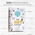 Miniatyrbillede 2 af 5: Børns Opsparingsmappe, Pengeopsparingsudfordringsmappe, A6 Pengeopsparingsbudgetmappe med Kontantkonvolutter, Sjov Kontant Opsparingsmappe 1pcs
