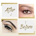 Miniatyrbild 4 av 5: 12 st Eyebrow Stencil Set, DIY Eyebrow Stamp Stencil, Brow Make-Up Shaping Tool med Rem och 1 Rakapparat