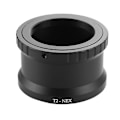 Miniatyrbild 4 av 5: Linsadapterring för Sony NEX E-fästekameror för att fästa T2/T-fästeobjektiv