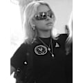 Miniatyrbillede 2 af 5: AIEYEZO Rimless Y2K Solbriller til Kvinder og Mænd Oversized Fashion Wrap Around Rammeløse Solbriller silver mirrored