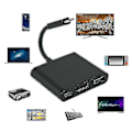 Pikkukuva 1 / 4: 1080p 4k Hdmi-sovitin yhteensopiva usb-c Hdmi-muunnin tyyppi-c Hub-sovitin Hdmi-sovitin yhteensopiva kytkin Usb-c HdmiVain yksi sovitin ZD C