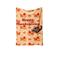 Miniatyrbillede 2 af 5: Halloween Dekoration Udendørs Thanksgiving Lønneblad Tæppe Print Nap Dækken Tæppe Flannel Tæppe Udendørs Isoleringstæppe Spiltæppe