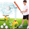 Miniatyrbild 1 av 4: Vattenspridare för barn utomhusleksaker, 2 i 1 snigel sommar baseball utomhus småbarnsaktiviteter gårdsspel lek ansluts till trädgårdsslang för barn Backyar snails