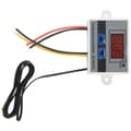 220V Digital LED Temperaturregulator 10A Termostatkontrollbrytare Sonda Ny