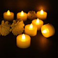 Miniatyrbillede 4 af 5: Halloween Slik 12 stk Halloween Flammeløse Votivlys LED Flimrende Votivlys Batteridrevne LED Teelys Til Halloween Hjemmedekoration