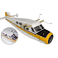 Miniatyrbillede 5 af 5: DIY 1:32 45cm DHC 2 Beaver Vandflyvebåd Saml Håndværk 3D Puslespil Legetøj til Børn | Flyvemaskine Pap Model