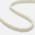 Miniatyrbilde 5 av 5: Rund imitert perle choker halskjede bryllup perle halskjede for Yetsye bruder hvitt