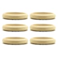 Miniatyrbillede 4 af 5: 6 stk. Ubehandlet Naturlig Ubehandlet Fladt Træ 68mm(2.68\") Rund Armbånd Juni 6.15 1