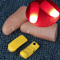 Miniatyrbilde 1 av 4: Fingerlys Supersterke Halloween-lys for nærbilde-scener, lysende leker for barn red