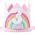 Miniatyrbillede 3 af 5: Glitter fødselsdagskrone er det perfekte tilbehør til fødselsdag ZD B2U