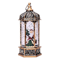 Miniatyrbillede 1 af 5: Julelanterne i europæisk retro-stil - Juletræ/Snemand LED-bærbar natlampe til hjemmet - Dekorationer til ophængning 1