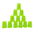 Miniatyrbilde 1 av 5: 12 stk. Speed Cups Spill Rask Sport Stablekking Halloween Julegave green