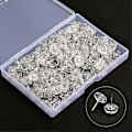 Miniatyrbilde 3 av 5: Klare Push Pins 150 stk - Flat Head Thumb Tacks for korktavle, oppslagstavle, pinboard
