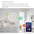Miniatyrbilde 3 av 4: 2-i-1 Tuya Smart Life Trådløs Wifi Sirene Alarm Sensor Lyd og Lys Alarm Sirene Støtte Q ZD OI