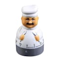 Miniatyrbilde 1 av 5: Tegneseriekokk Design Kjøkken Timer - 360 Graders Roterende Mekanisk Timer - 1-60 Minutters Alarmklokke