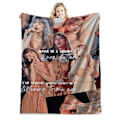 Miniatyrbild 1 av 5: Berömd sångare flanellfilt Taylor Swift presentfilt luftkonditioneringsfilt napfilt täcke kändisfilt 70*100cm