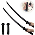 Miniatyrbild 1 av 5: 3D-tryckt Gravitationsutdragbar Samuraisvärd Fidget Leksak, 2 st 3D Fidget Samuraisvärd Stressavlastande Leksak, Rolig Plast Utdragbar Svärd Leksak 2pcs - black