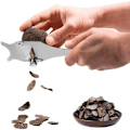 Miniatyrbillede 2 af 5: Tryffel- og Chokoladeskærer, Rustfrit Stål Tryffelslicer til Svampe Ost, Justerbar Klinge til Præcisionsskæring a -straight blade cutter
