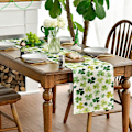 Miniatyrbillede 3 af 5: St. Patricks Day Bordløber, Ferie Køkken Spisebord Dekorationer Shamrock Forår Sæsonbestemt Bordlinned Til Hjemmefest b l - 33x275cm