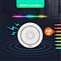 Miniatyrbilde 2 av 4: 2-i-1 Tuya Smart Life Trådløs Wifi Sirene Alarm Sensor Lyd og Lys Alarm Sirene Støtte Q ZD OI