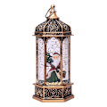 Miniatyrbillede 3 af 5: Julelanterne i europæisk retro-stil - Juletræ/Snemand LED-bærbar natlampe til hjemmet - Dekorationer til ophængning 3