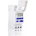 Miniatyrbilde 1 av 4: Elektronisk timer, digital programmerbar timerbryter Ukentlige daglige programmer med stor LCD-skjerm for 35 mm DIN-skinner i (220V) ZD B2