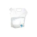 Miniatyrbild 3 av 3: 5l/10l hopfällbar vattenpåse för utomhusbruk Camping 2 st stor kapacitet Vattenförvaringsväska Bärbar picknick Nödvattenpåse -GDZD white 2pcs