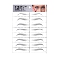 Miniatyrbillede 1 af 2: Beauty Secrets Neglelim Yebrow Sticker Simulation Øjenbryn Semi- Tatoveringer Øjenbryn h