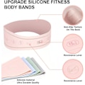 Miniatyrbillede 3 af 5: Træningsbånd Modstandsbånd Sæt, Træningsbånd Modstandsbånd Til Ben Elastiske Træningsbånd 1pcs pink 25lbs