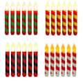 Miniatyrbillede 4 af 5: 12 Pak Julelys Tapers Flammeløse Lys Blinkende Batteridrevne Julelys gold