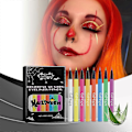 Miniatyrbild 2 av 5: 8-färgad matt eyeliner-set vattentät långvarig snabb torkning slät icke-smudgad eyeliner färgad flytande penna set eyeliner pigment