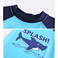Miniatyrbild 2 av 5: Pojkbadset, 3 delar set badskjorta + badshorts + badmössa, badkläder strandkläder T-shirt kort set 6.14 crocodile c