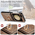 Miniatyrbild 4 av 5: Plånboksfodral för Samsung Galaxy Z Flip 6, Smalt PU-läder Stötsäkert Fodral med Ringhållare & Kortfack för Galaxy Z Flip 6 5G 2024 black